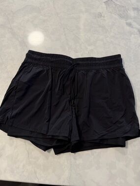 Spyder Black Women's Athletic Shorts with Inner Liner